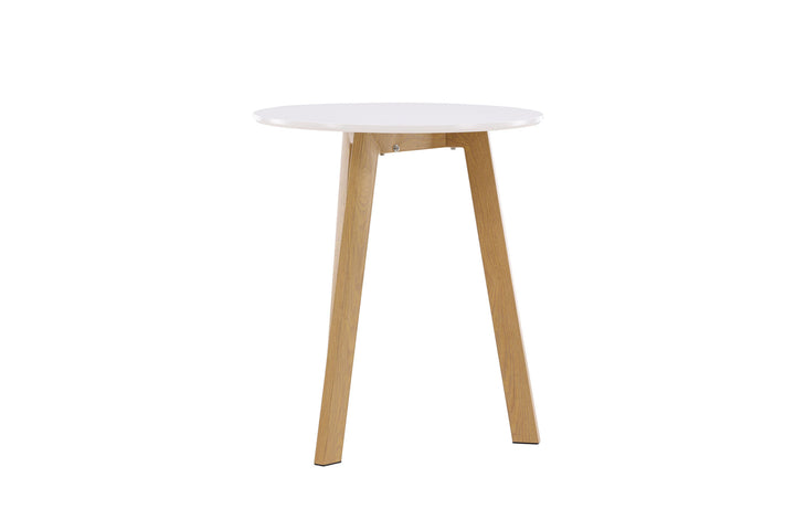 Venture Home Leonora Dining Table φ65 - Oaklook / White MDF