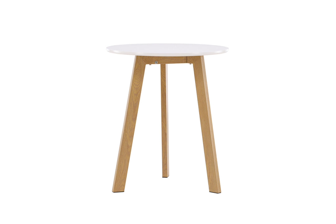 Venture Home Leonora Dining Table φ65 - Oaklook / White MDF