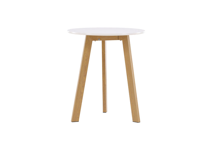 Venture Home Leonora Dining Table φ65 - Oaklook / White MDF