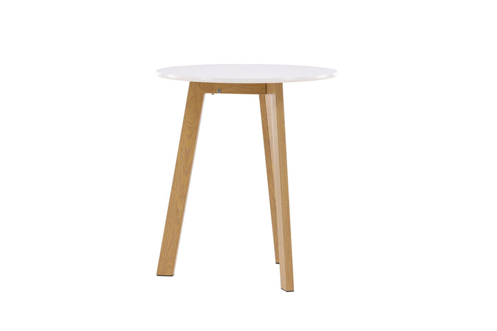 Venture Home Leonora Dining Table φ65 - Oaklook / White MDF