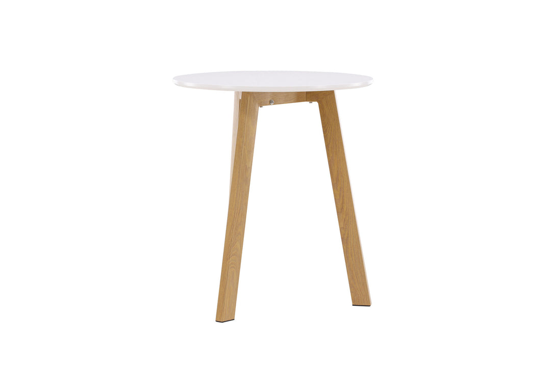 Venture Home Leonora Dining Table φ65 - Oaklook / White MDF