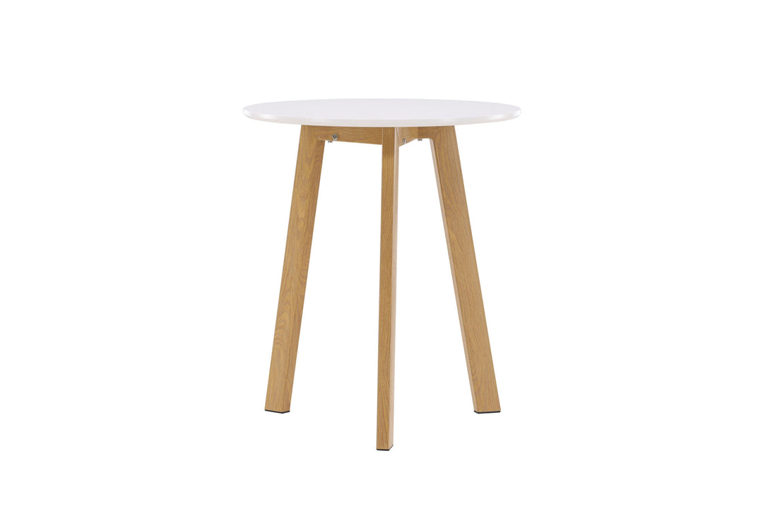 Venture Home Leonora Dining Table φ65 - Oaklook / White MDF