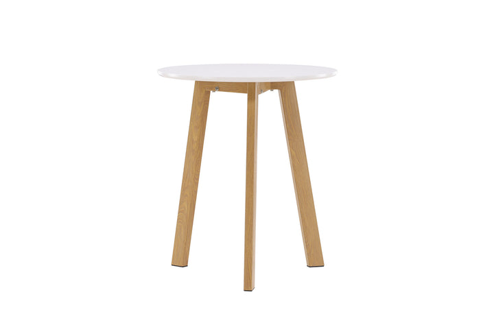 Venture Home Leonora Dining Table φ65 - Oaklook / White MDF