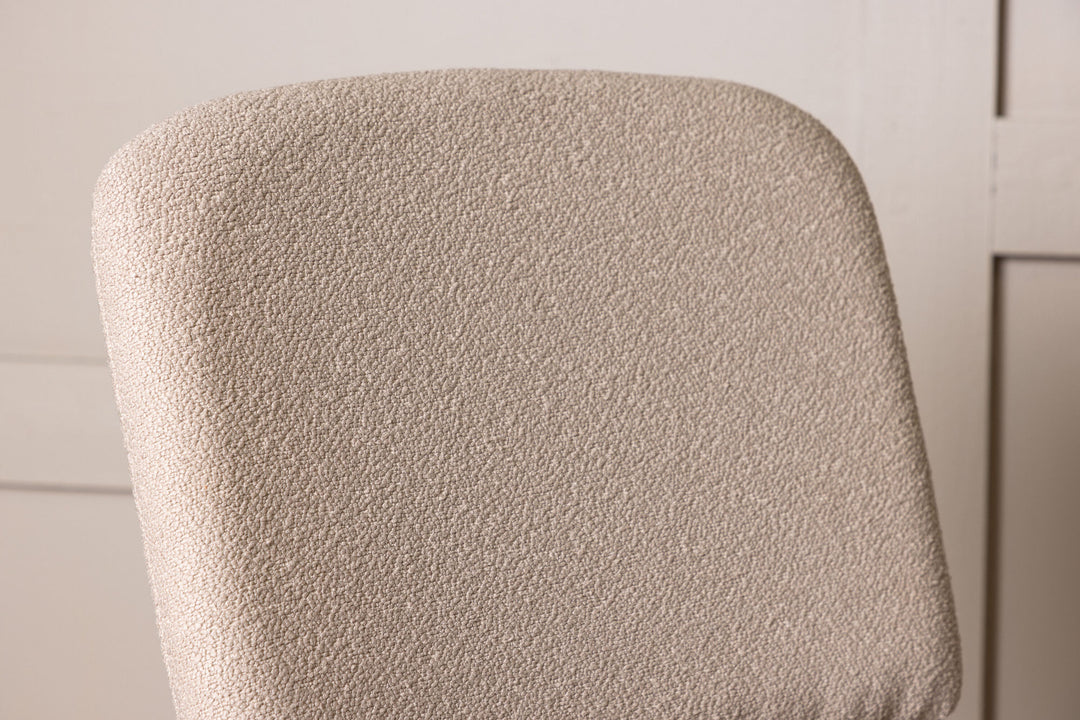 Venture Home Seda Dining Chair 2-pack - Matte brown / Beige Fabric