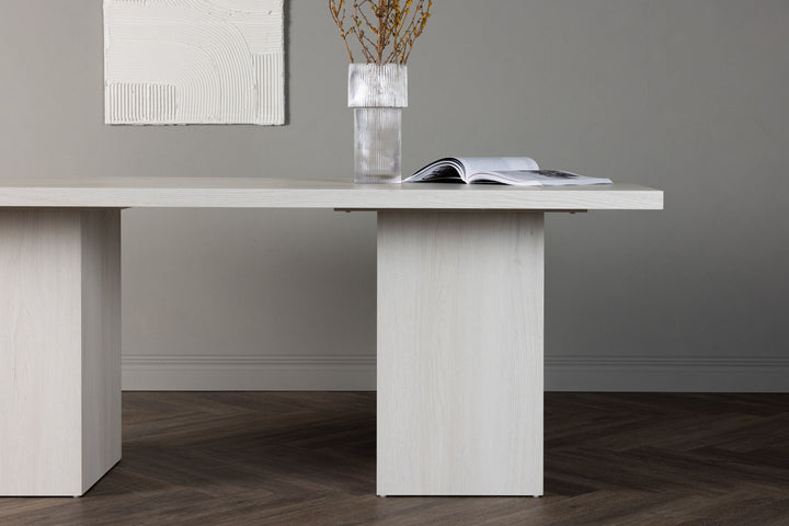 Venture Home Olga Dining Table 200*75 - White Wash