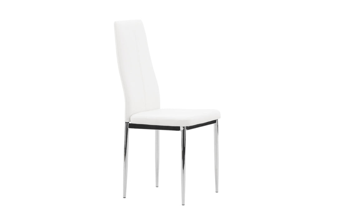 Venture Home Pastill Dining Chair 2-pack - Silver / White PU