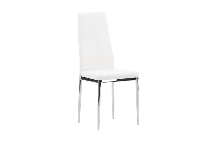 Venture Home Pastill Dining Chair 2-pack - Silver / White PU