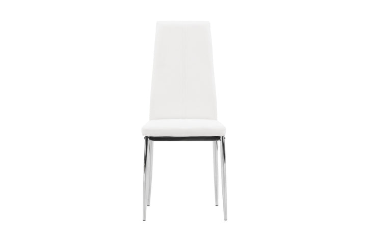 Venture Home Pastill Dining Chair 2-pack - Silver / White PU
