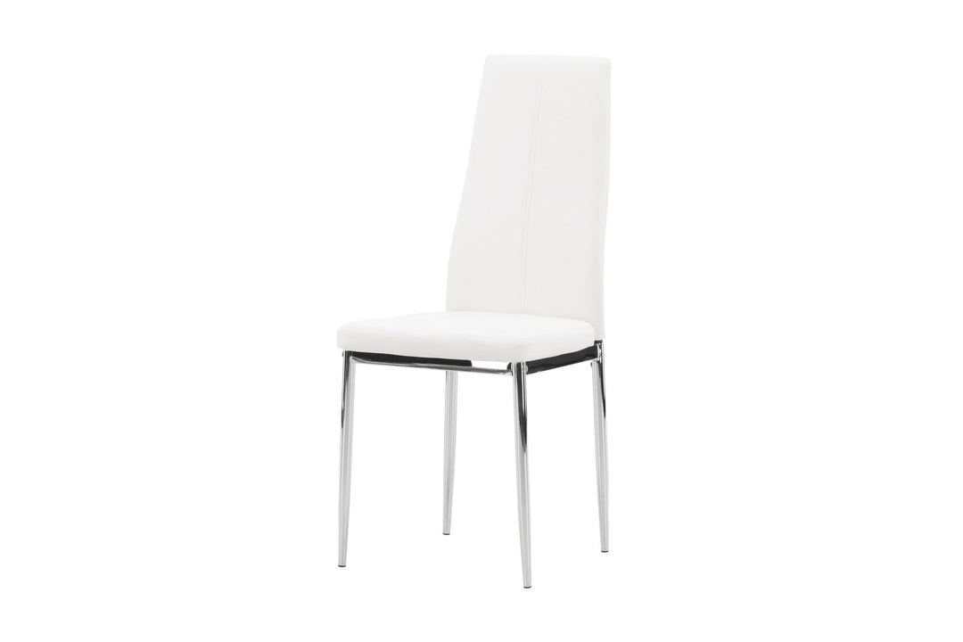 Venture Home Pastill Dining Chair 2-pack - Silver / White PU