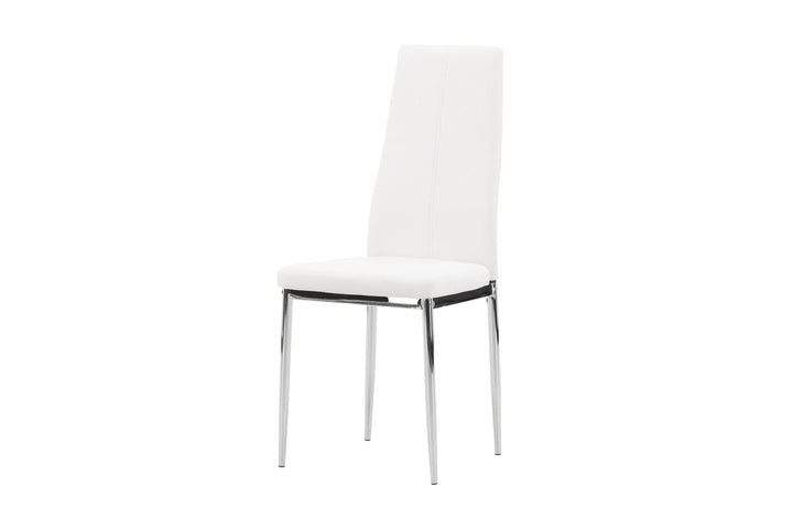 Venture Home Pastill Dining Chair 2-pack - Silver / White PU