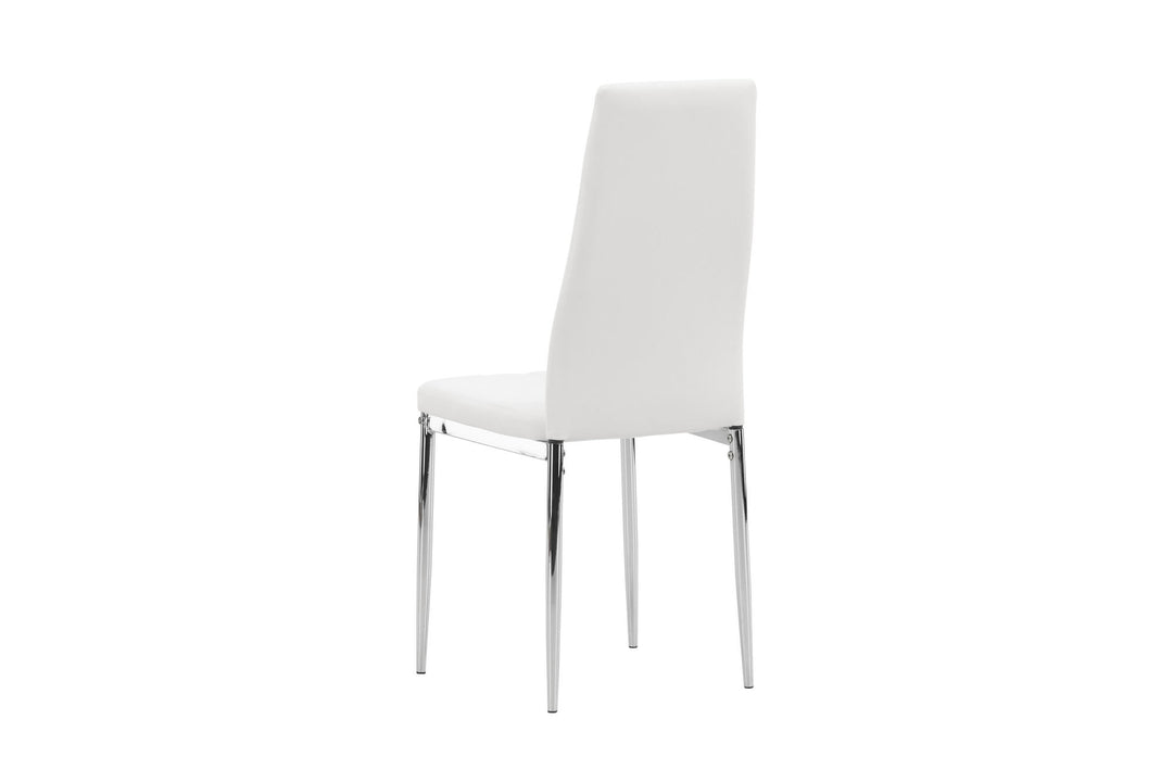 Venture Home Pastill Dining Chair 2-pack - Silver / White PU