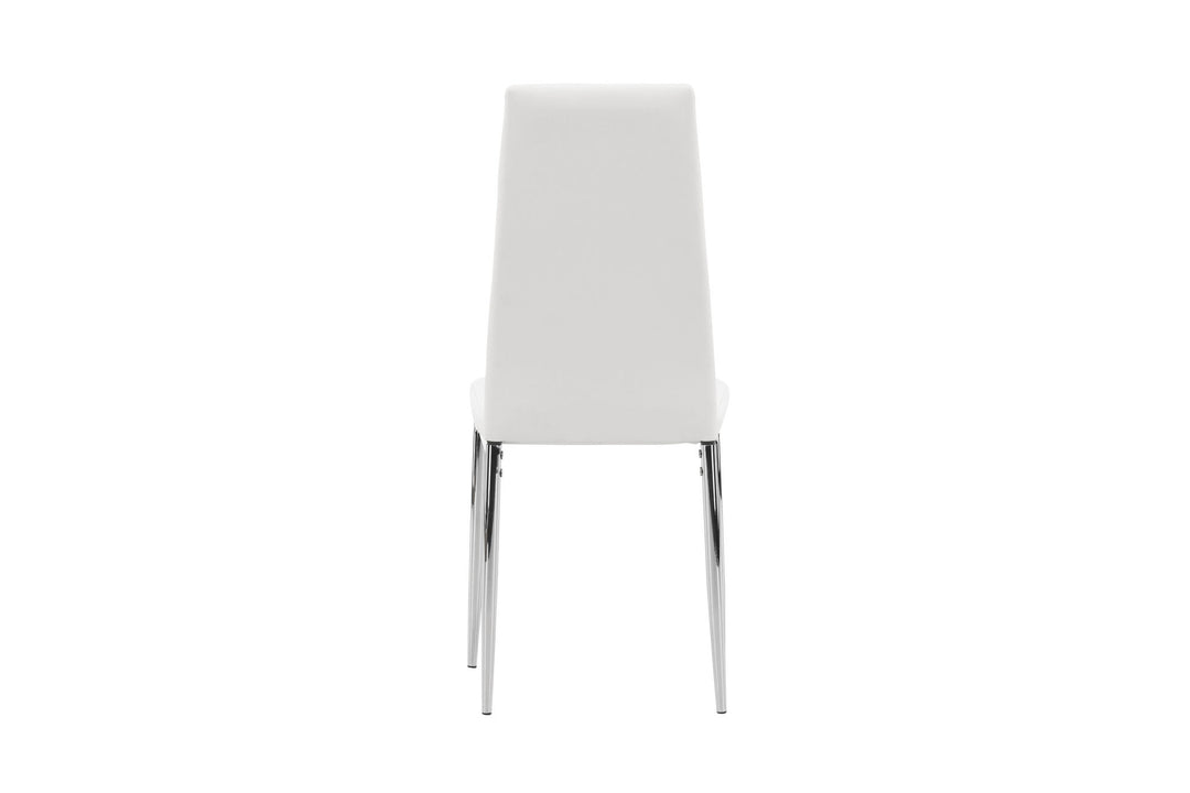 Venture Home Pastill Dining Chair 2-pack - Silver / White PU