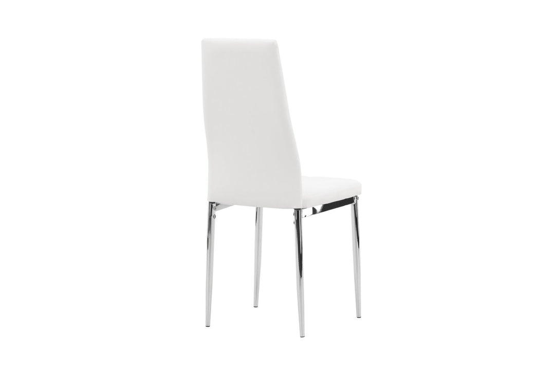 Venture Home Pastill Dining Chair 2-pack - Silver / White PU
