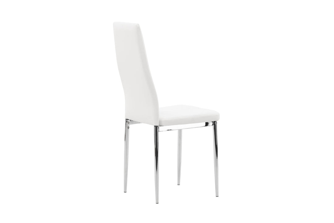 Venture Home Pastill Dining Chair 2-pack - Silver / White PU