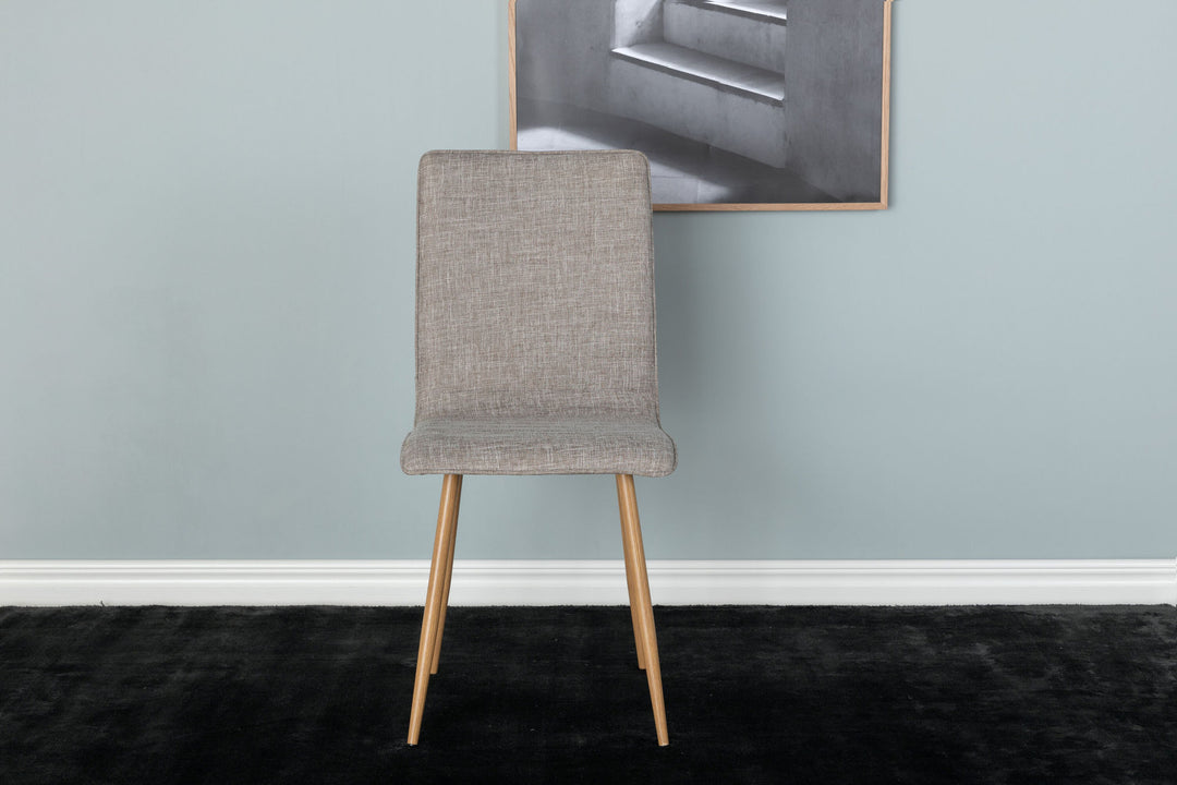 Venture Home Windu Lyx Dining Chair 2-pack - Oak-Look / Light Grey (ersätter 19908-440)