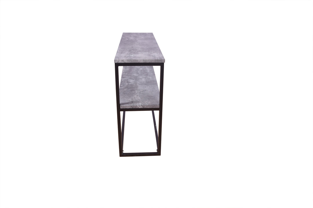 Venture Home Rise Side Table Double - Black / concrete -look (erästter 19992-668)
