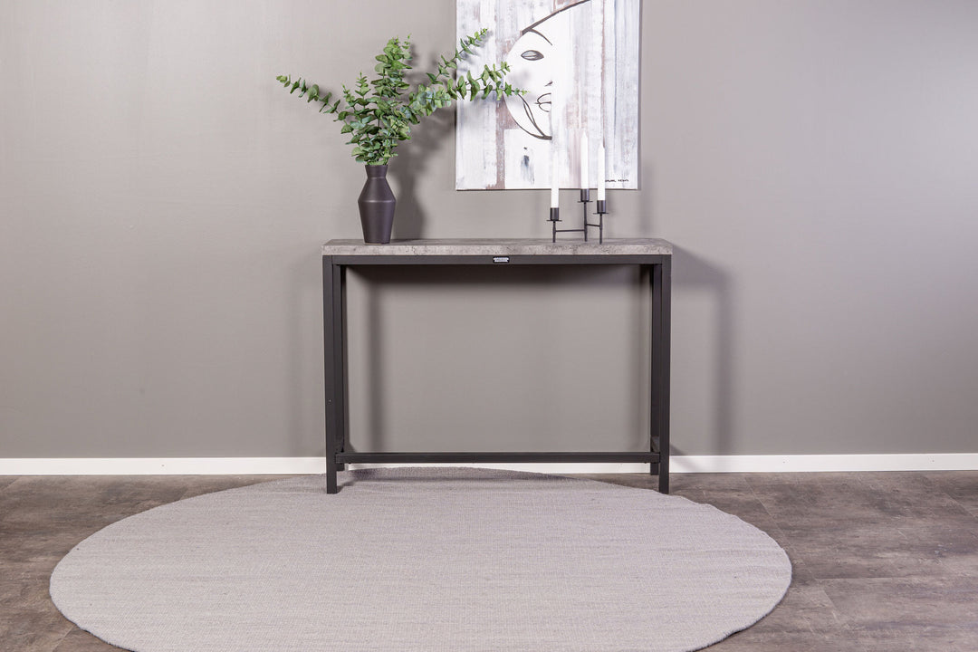 Venture Home Rise Side table - Black / Concrete-look - 110*30*H80 (ersätter 19918-668)