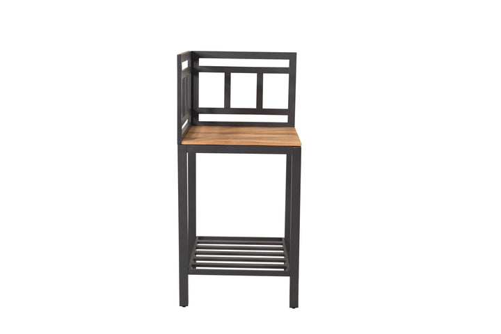 Venture Home Mexico Outdoor Kitchen - Corner part - Black Alu / Teak