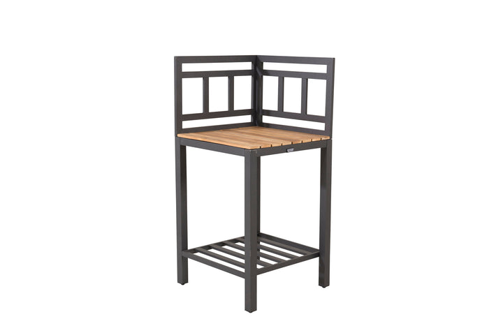 Venture Home Mexico Outdoor Kitchen - Corner part - Black Alu / Teak