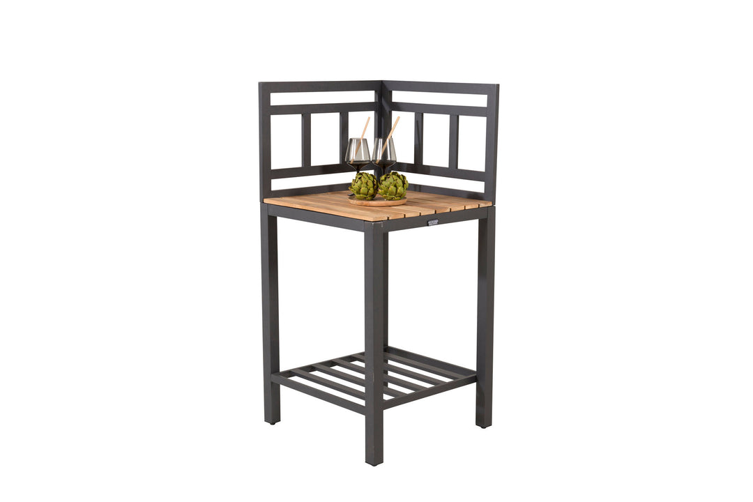 Venture Home Mexico Outdoor Kitchen - Corner part - Black Alu / Teak