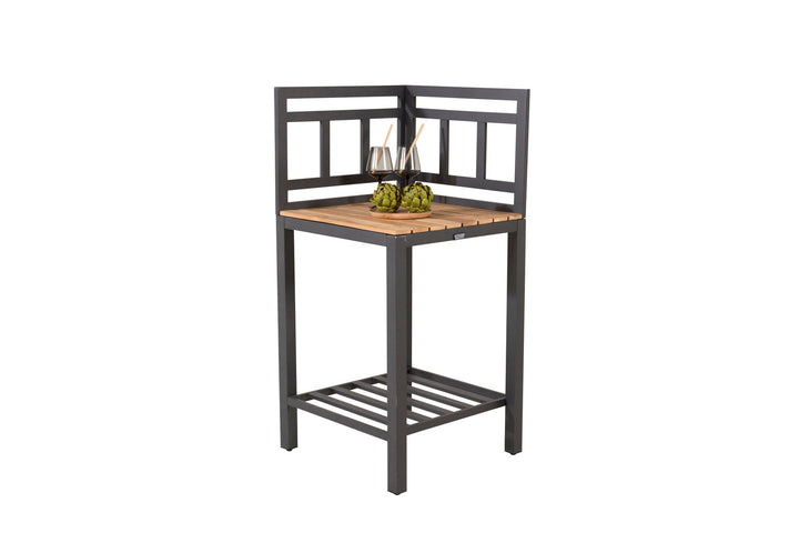 Venture Home Mexico Outdoor Kitchen - Corner part - Black Alu / Teak