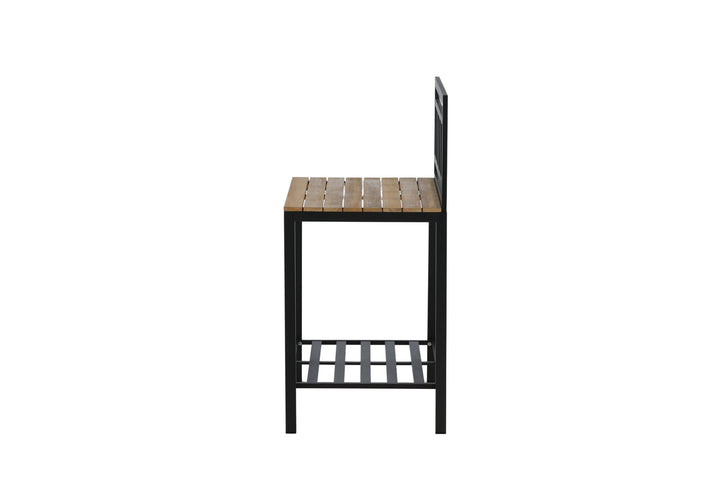 Venture Home Mexico Outdoor Kitchen - Middle part (woh) - Black Alu / Teak