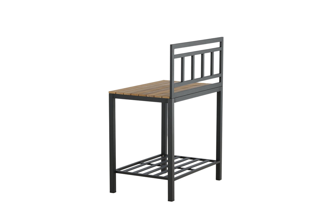 Venture Home Mexico Outdoor Kitchen - Middle part (woh) - Black Alu / Teak