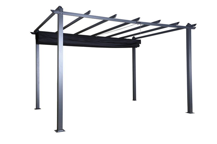 Venture Home Lazio Pergola - Black Alu / Black Fabric