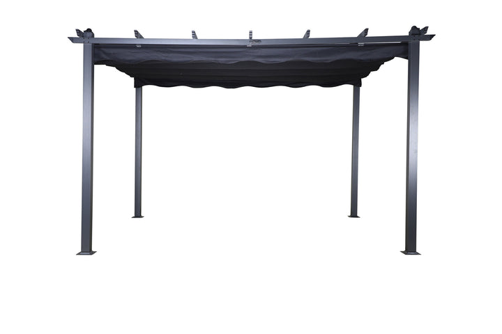 Venture Home Lazio Pergola - Black Alu / Black Fabric