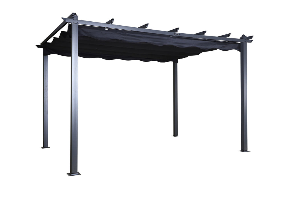Venture Home Lazio Pergola - Black Alu / Black Fabric