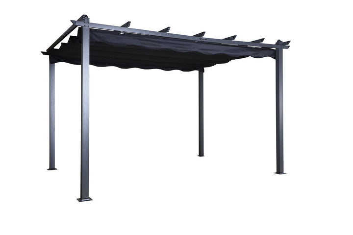 Venture Home Lazio Pergola - Black Alu / Black Fabric