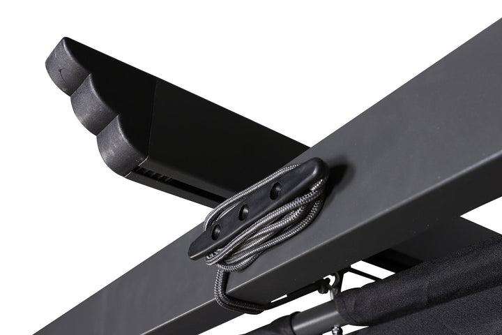 Venture Home Lazio Pergola - Black Alu / Black Fabric