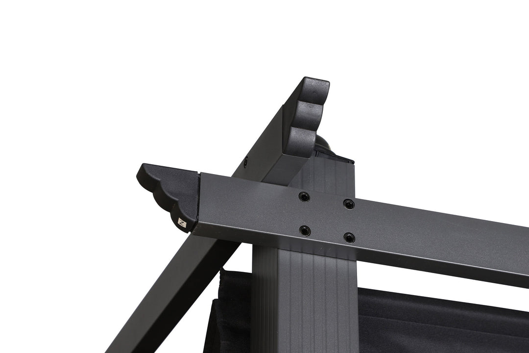 Venture Home Lazio Pergola - Black Alu / Black Fabric