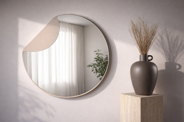 Venture Home Mui Spejl - Beige / Klart Glas