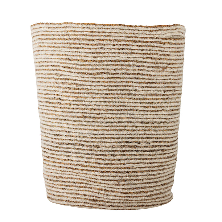 Bloomingville Selena Kurv, Hvid, Jute