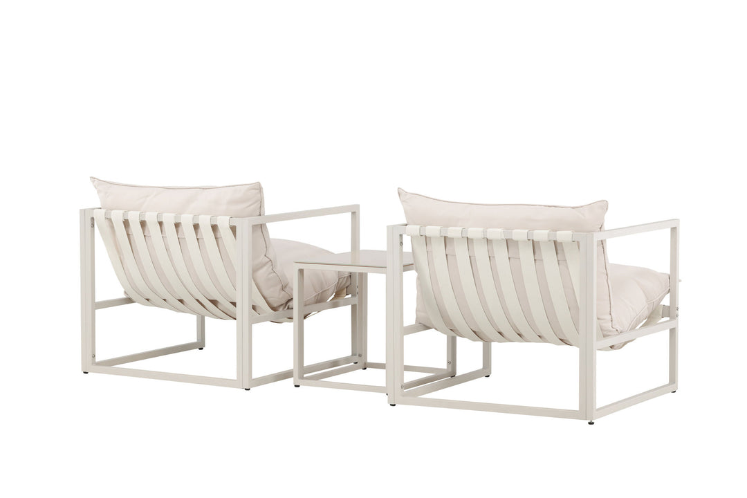 Venture Home Messina Lounge Set - Beige/Beige