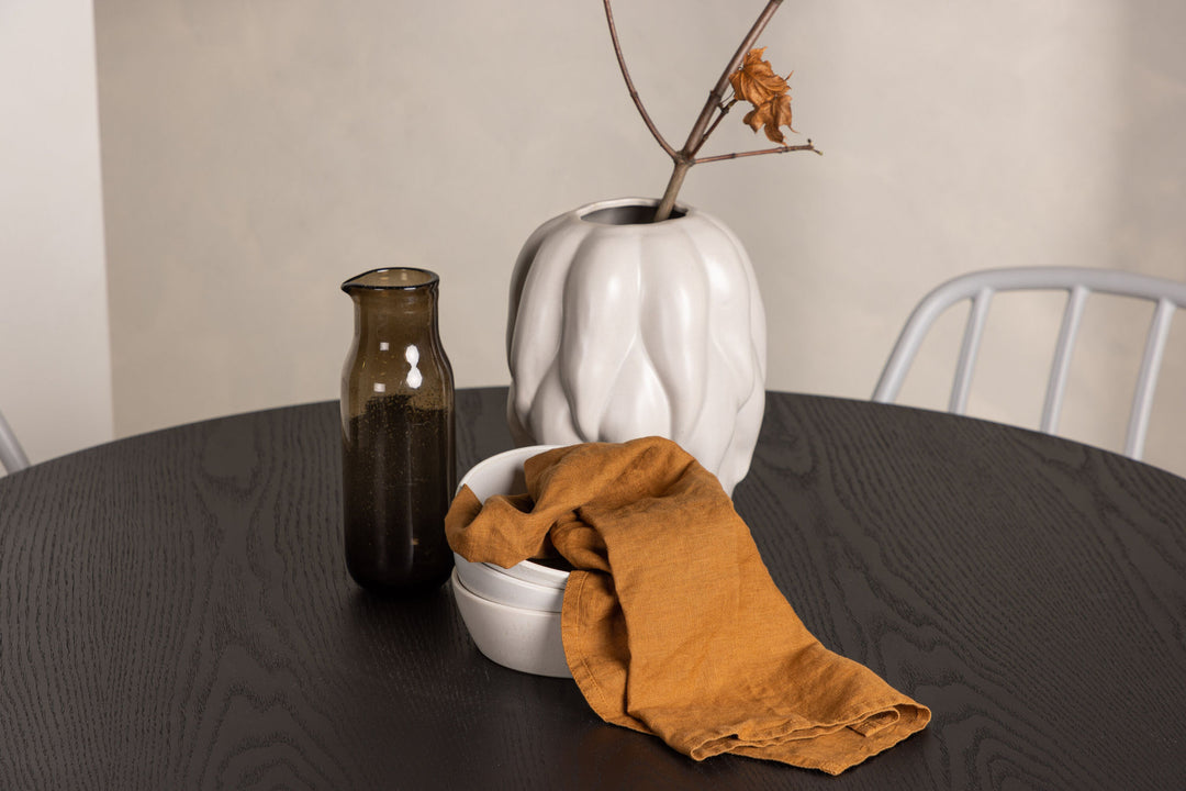 Venture Home OliviaDiningTable-Black/BlackVeneer+DyrönDiningChair-GreigePolypropylene_4