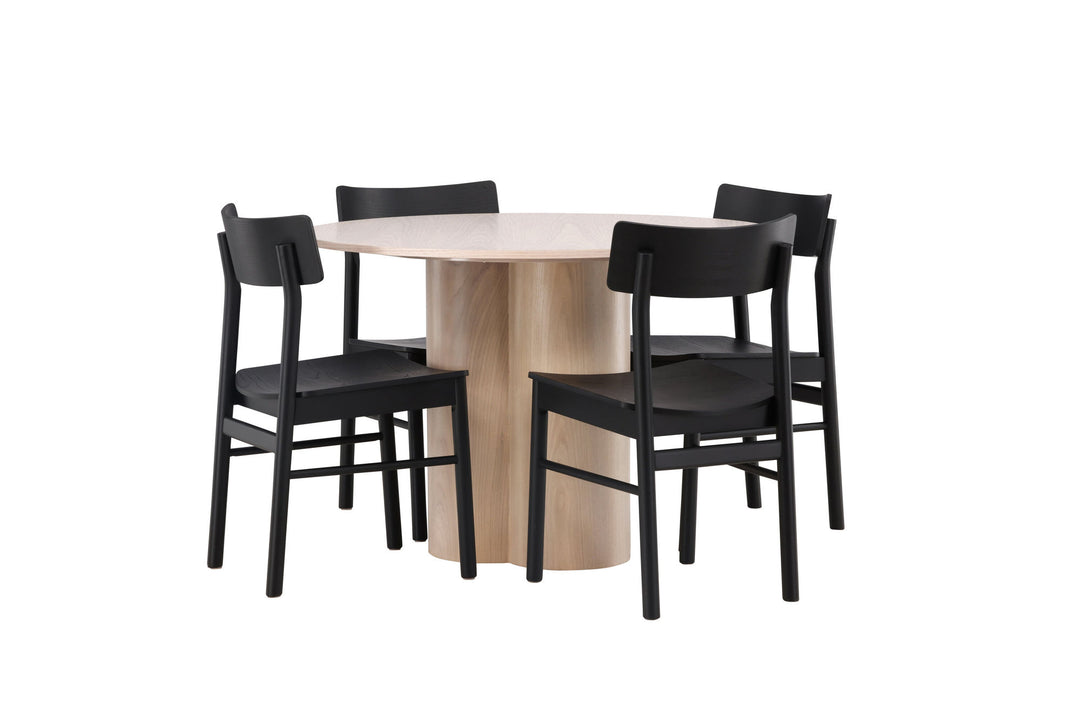 Venture Home OliviaDiningTable-WhiteWashVeneer+MontrosDiningChair-Natural/NaturalRubberwood_4