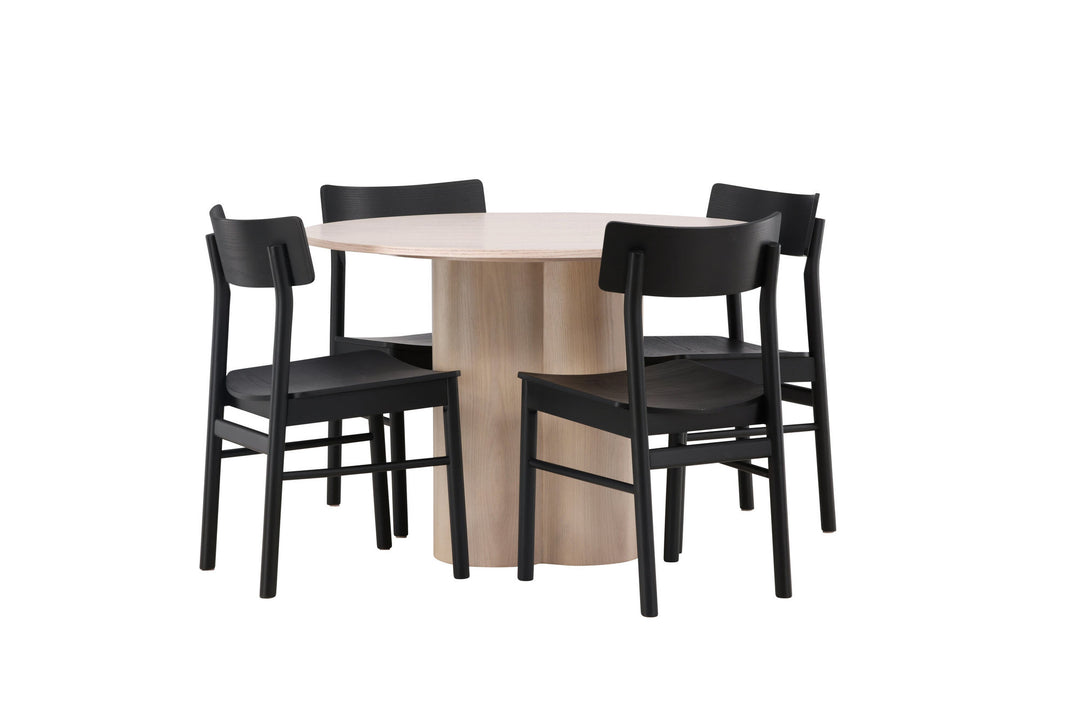 Venture Home OliviaDiningTable-WhiteWashVeneer+MontrosDiningChair-Natural/NaturalRubberwood_4