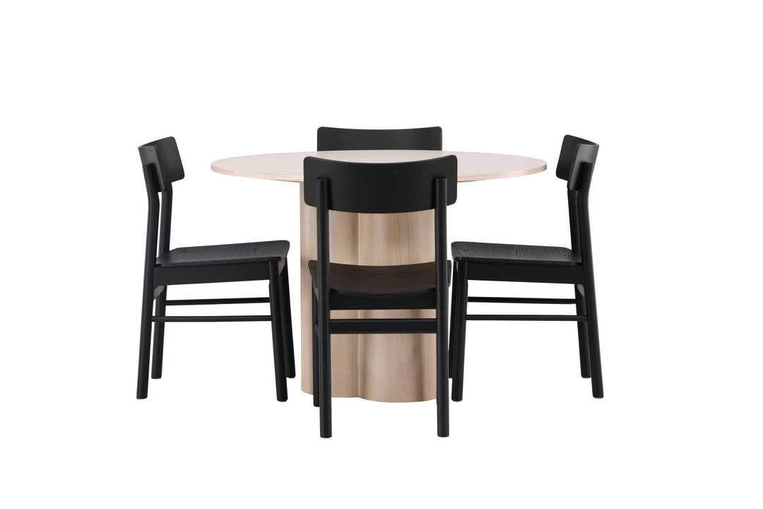 Venture Home OliviaDiningTable-WhiteWashVeneer+MontrosDiningChair-Natural/NaturalRubberwood_4