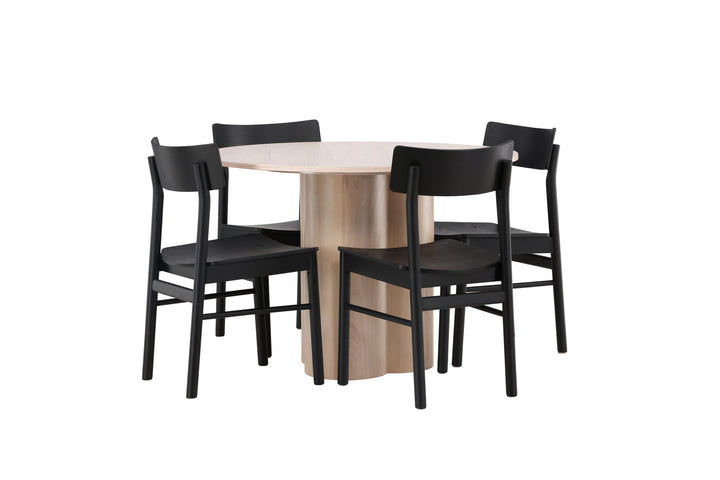 Venture Home OliviaDiningTable-WhiteWashVeneer+MontrosDiningChair-Natural/NaturalRubberwood_4