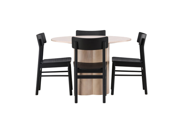 Venture Home OliviaDiningTable-WhiteWashVeneer+MontrosDiningChair-Natural/NaturalRubberwood_4