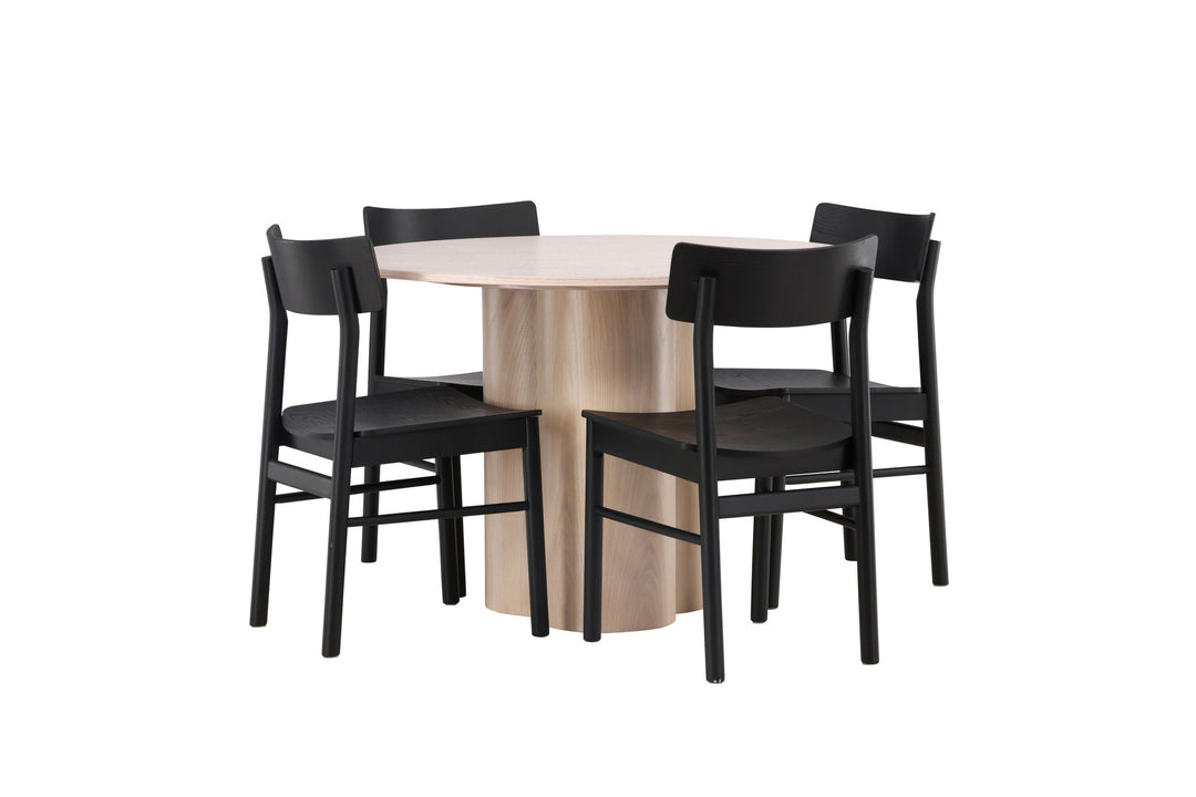 Venture Home OliviaDiningTable-WhiteWashVeneer+MontrosDiningChair-Natural/NaturalRubberwood_4