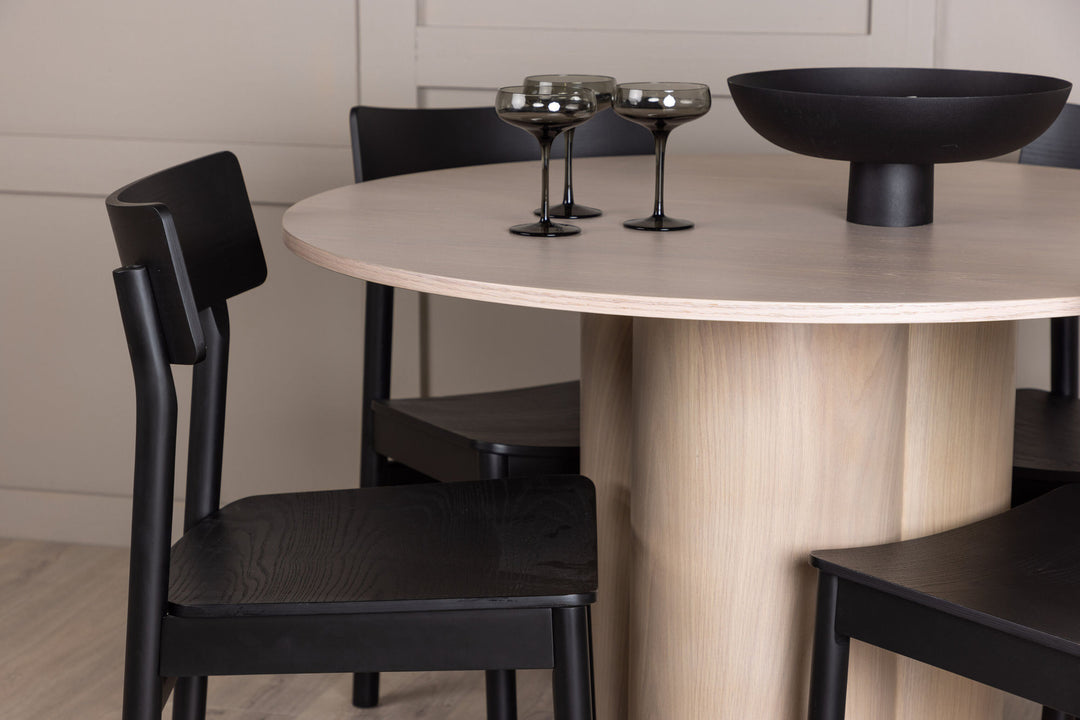 Venture Home OliviaDiningTable-WhiteWashVeneer+MontrosDiningChair-Natural/NaturalRubberwood_4