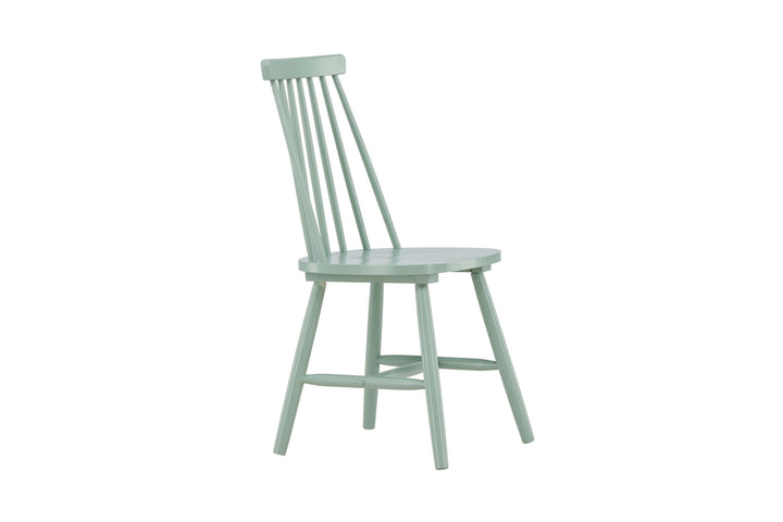 Venture Home Lönneberga Dining Chair 2-pack - Green / Green Solid Rubber Wood