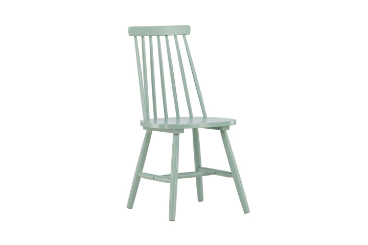 Venture Home Lönneberga Dining Chair 2-pack - Green / Green Solid Rubber Wood