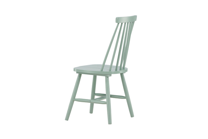 Venture Home Lönneberga Dining Chair 2-pack - Green / Green Solid Rubber Wood