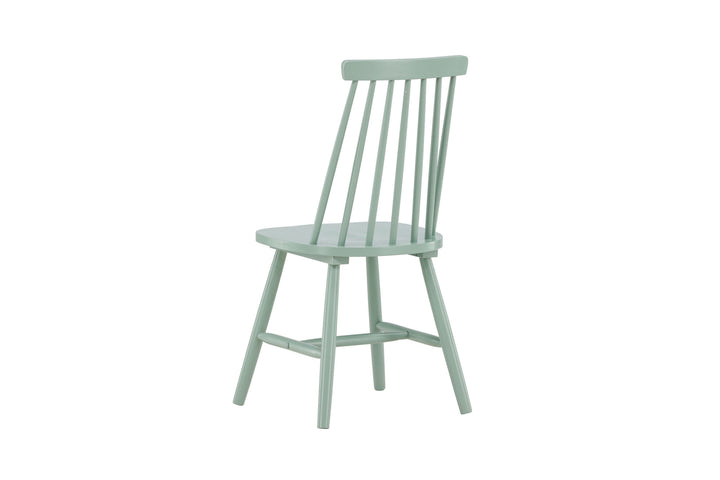 Venture Home Lönneberga Dining Chair 2-pack - Green / Green Solid Rubber Wood