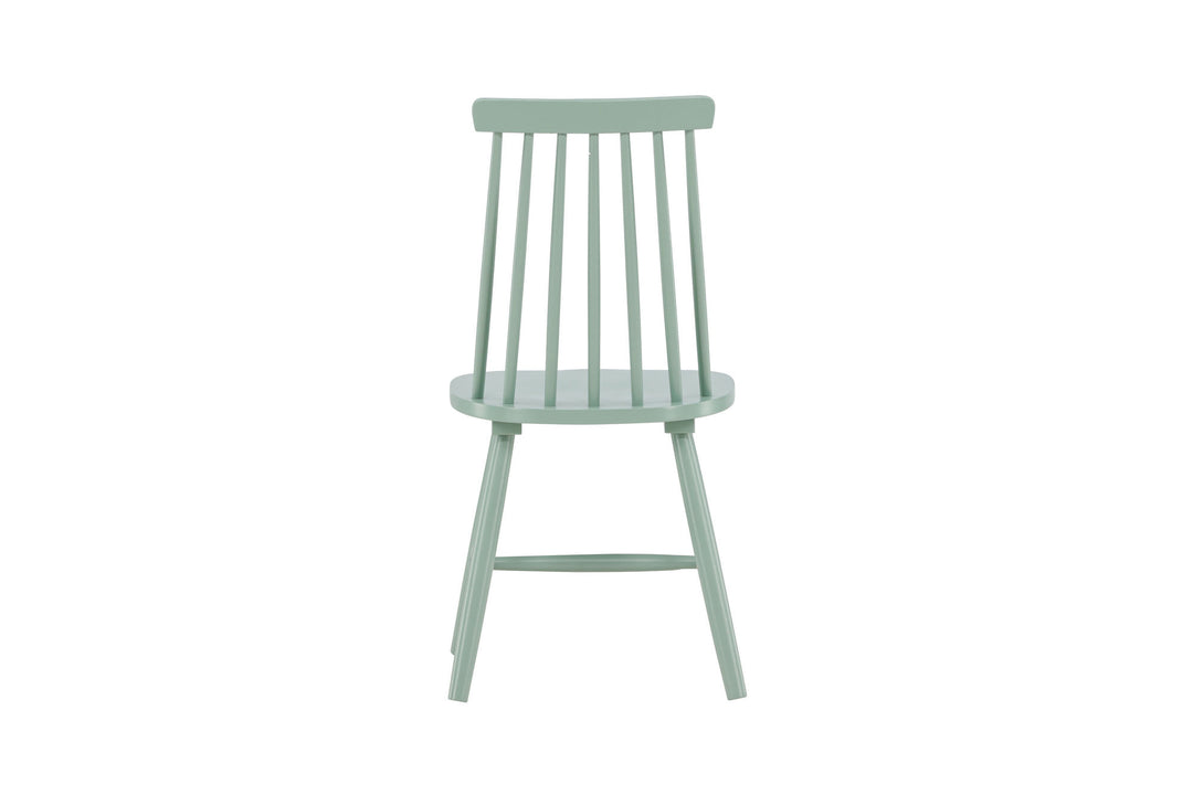 Venture Home Lönneberga Dining Chair 2-pack - Green / Green Solid Rubber Wood