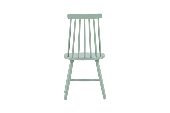 Venture Home Lönneberga Dining Chair 2-pack - Green / Green Solid Rubber Wood